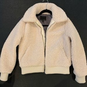 Banana republic Sherpa bomber jacket xs